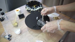 Инструкция. Часы с эпоксидной смолой: "Бескрайнее море".
