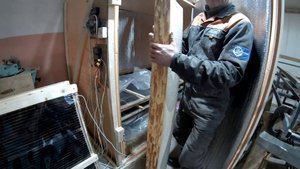 Инфракрасная сушка толстого материала