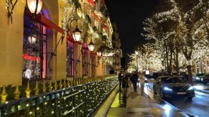 🇫🇷Рождественские огни Парижа🎄✨ Av. Монтень и Ав. Елисейские Поля🍰🫖