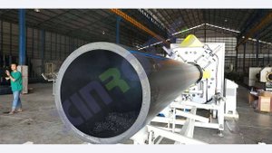Линия для производства труб из ПЭ | трубы ПЭ 250-630 мм