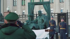 Памятник маршалу Советского Союза Василевскому (Интервью Игоря Василевского, официальное открытие)