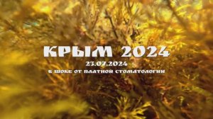 КРЫМ 2024. 23 ИЮЛЯ 2024. В ШОКЕ ОТ ПЛАТНОЙ СТОМАТОЛОГИИ. ОГНЕННЫЕ ШОУ