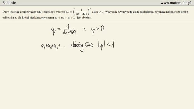 Zadanie 7 - matura 9 maja 2016 - rozszerzenie смотреть онлайн