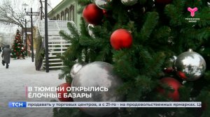 В Тюмени открылись ёлочные базары