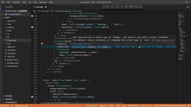 Flutter Widget | 37 | Chip, Wrap | CircleAvatar, Iterable, Divider, SizedBox, Expanded | Speed Code