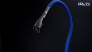 Смеситель Lemark Expert LM5082S-Blue для кухни с гибким изливом