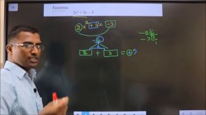 FACTORISE   , SPLITTING THE MIDDLE TERM 〖2𝑥〗^2+5𝑥 −3