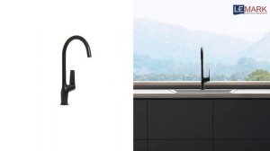 Смеситель для кухни с поворотным изливом LEMARK BRONX LM3705BL