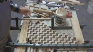 Как изготовить торцевую доску "ЗИГЗАГ". End grain board "ZIGZAG"