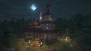 Майнкрафт Как построить дом с привидениями Хэллоуин Хоррор / minecraft