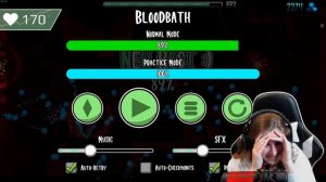 BLOODBATH 100% (Extreme Demon) - Geometry Dash Juniper