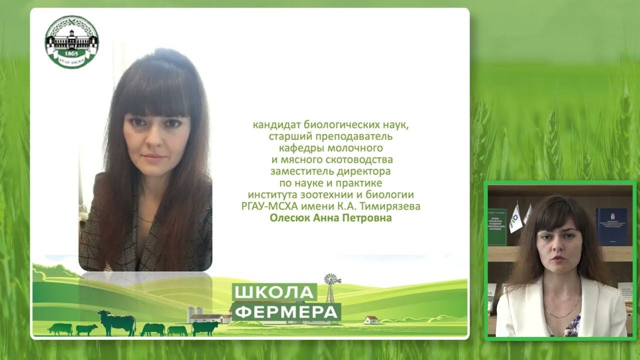 производство продукции животноводства   Олесюк А  П