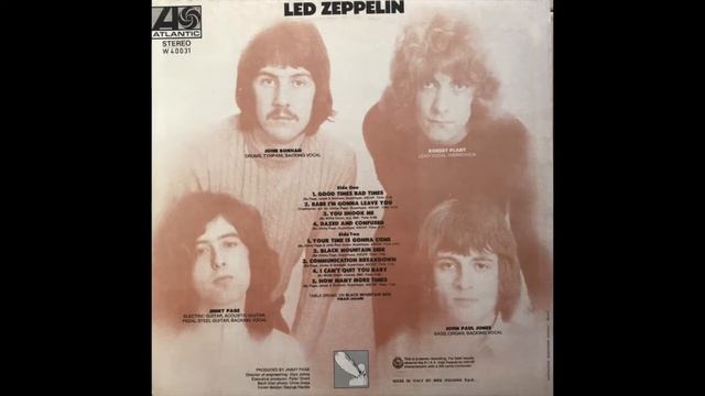 Led Zeppelin - Led Zeppelin I Vinyl Rip - Italian Press 1975 Rare Vinyl HQ
