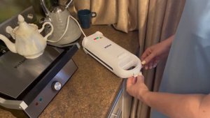 Быстро и просто! Готовим бельгийские вафли с помощью электровафельницы Kitfort KT-1643