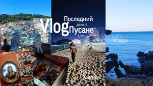 Последний день в Пусане / деревня Камчхоон / Парк Игидэ / Бар, пляж, еда, эмоции Влог