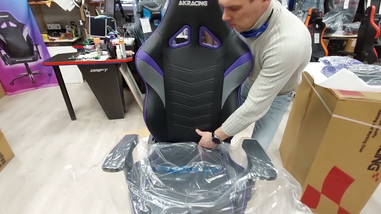 Сборка кресла на примере  AKRacing OVERTURE PRO (мультиблок)