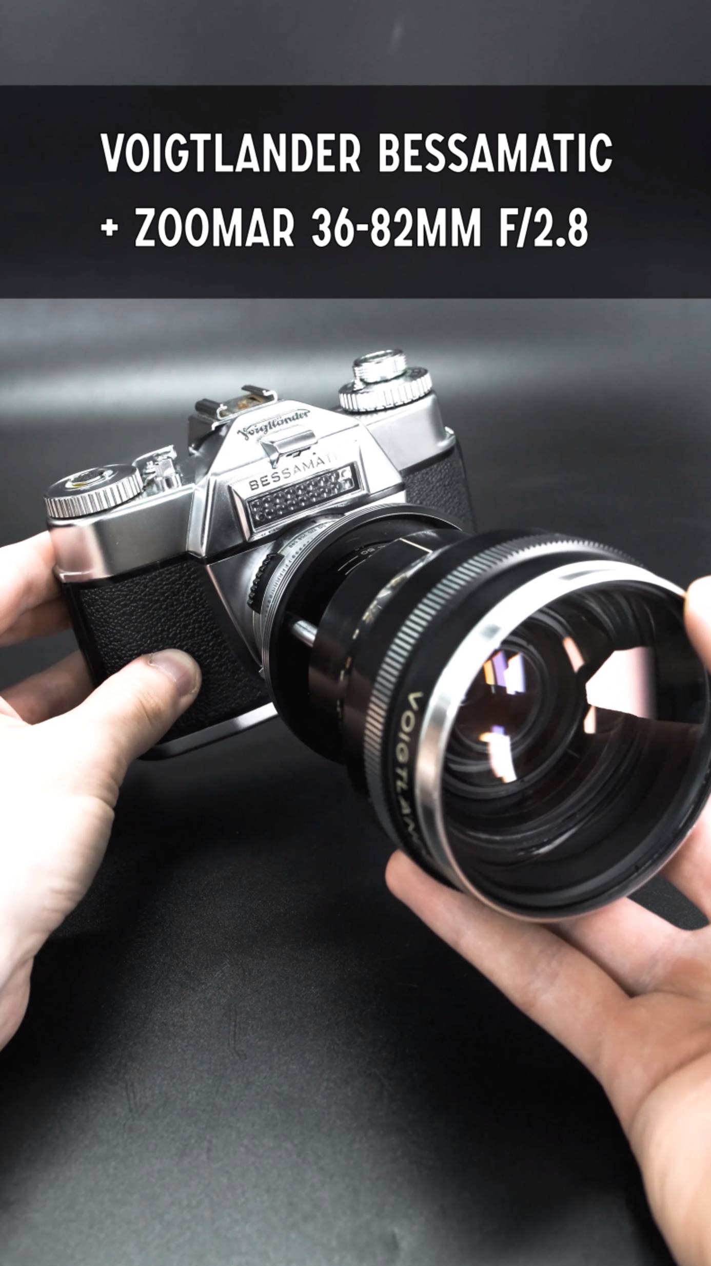 Voigtlander Bessamatic + Zoomar 36-82mm f/2.8