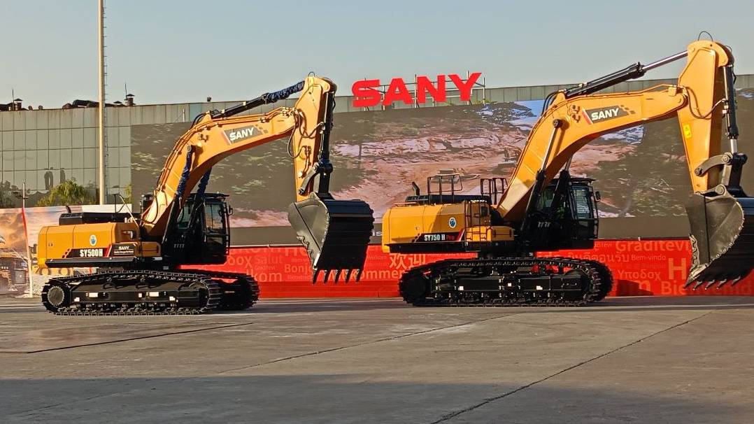 Гусеничные экскаваторы SANY
