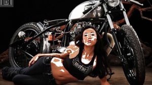 «Мотодевушки». «Kiss» - «I Was Made For Lovin You». Motorcycle girls.