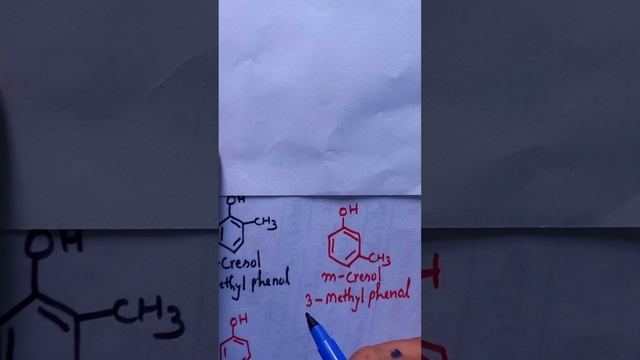 Ortho -Cresol, Meta-Cresol and Para-Cresol structure and IUPAC Naming ?