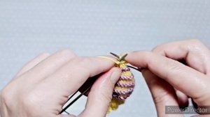 МК КОНФЕТКИ СПИЦАМИ из носочной пряжи