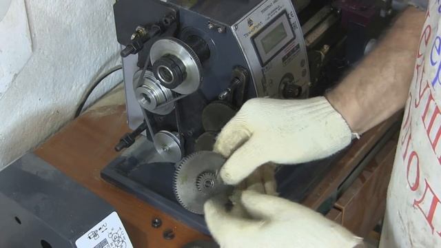 Настройка  токарного станка по металлу. Setup a compact turning machine
