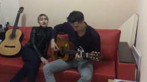 В лунном сиянии на гитаре