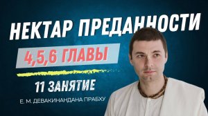 Нектар преданности 11 занятие, 4,5,6 главы