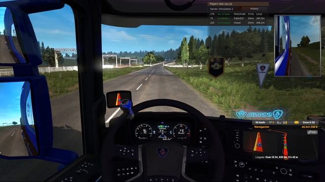 Ets Online convoy # 40 - Ruta desde Milan  a Clemont transportando un transformador. смотреть онлайн