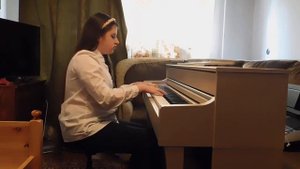 Вохминцева Анна, 12 лет Бах. И.С. Трёхголосная инвенция No.15, BWV 801. Си минор.