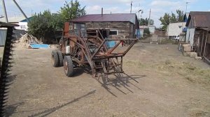 самоделка трактор стогомёт 2