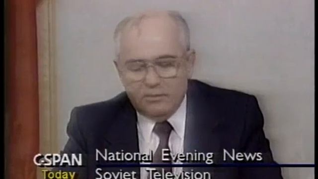 Отставка Горбачева / Gorbachev resigns