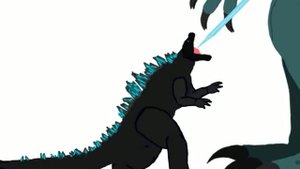 Годзилла 2014 против Годзилла земля