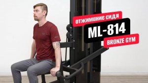 ОБЗОР BRONZE GYM PARTNER ML-814 ОТЖИМАНИЕ СИДЯ