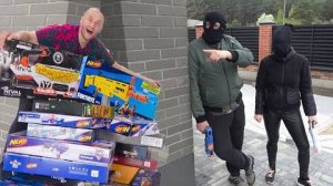 УКРАЛИ 100 НЕРФОВ ЛЫСАЯ_БОРОДА НЕ ЗНАЕТ, ЧТО ДЕЛАТЬ NERF BROTH