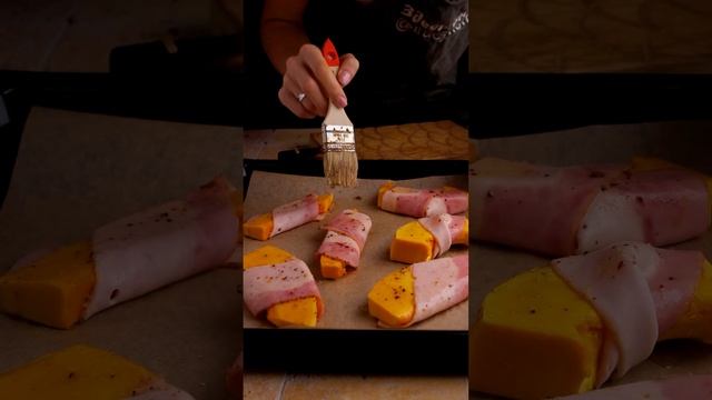 ЭТА ЗАКУСКА УЛЕТАЕТ I Тыквенные ломтики в беконе