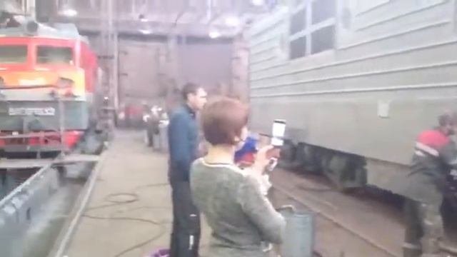 Окраска электровоза