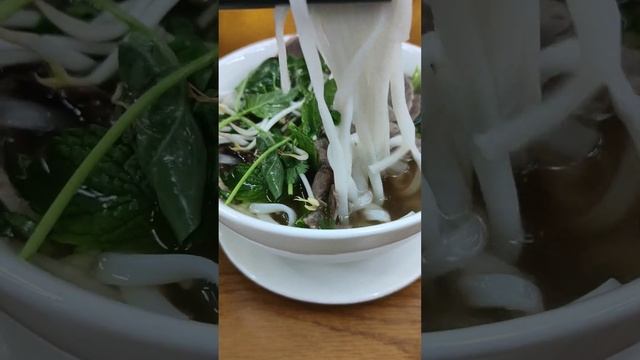 🌀Pho Bo Chin Beef Brisket Noodle Soup 🍲 #trending #satisfying #vietnamesefood #asmr