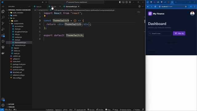 Build Expense Dashboard with ReactJs & Tailwind CSS