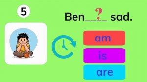 AM IS ARE| Part 2 | Verb to be | Game for kids| Grammar