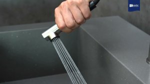 Смеситель Lemark Expert LM5085S для кухни с вытягивающимся поворотным изливом