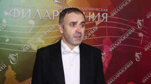 Максим Конарев, пресс-подход перед концертом "Моцарт. Шостакович"