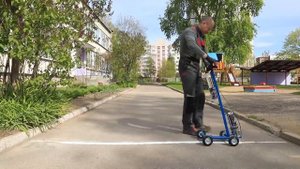 Как нанести или обновить разметку быстро и легко? | Краска и тележка для разметки PHV Line Marker