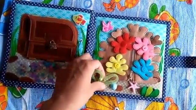 Развивающая книга "Морская" смотреть онлайн