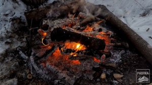 Зимний костер. Вечер (1 час)