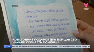 Новогодние подарки для бойцов СВО начали собирать тюменцы