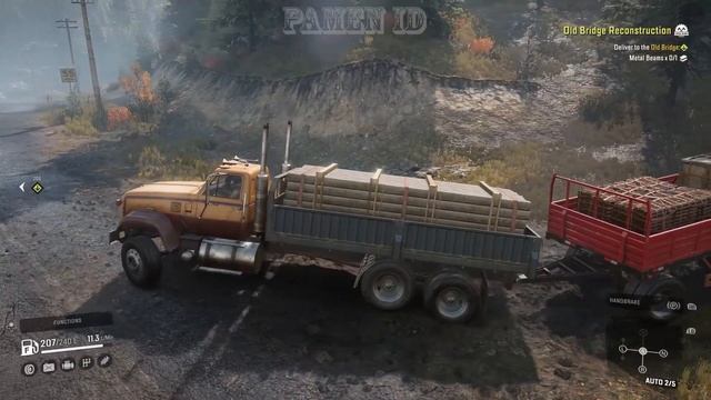 SNOWRUNNER Gameplay | Gas Bro  | Part 1 | FIRST GARAGE | GMC MH 9500