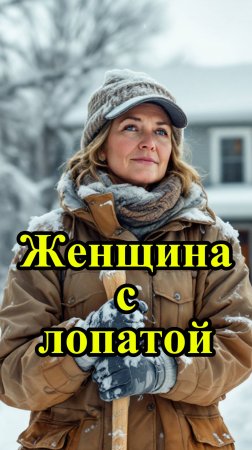Женщина с лопатой.