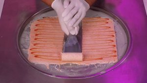 Potato Chips ASMR | Lay's STAX Ice Cream Rolls - how to make Potato Chips to rolled fried Ice Cream