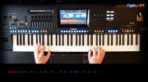 La Musica - Franz Lambert, Cover, eingespielt mit titelbezogenem Style auf Yamaha Genos.